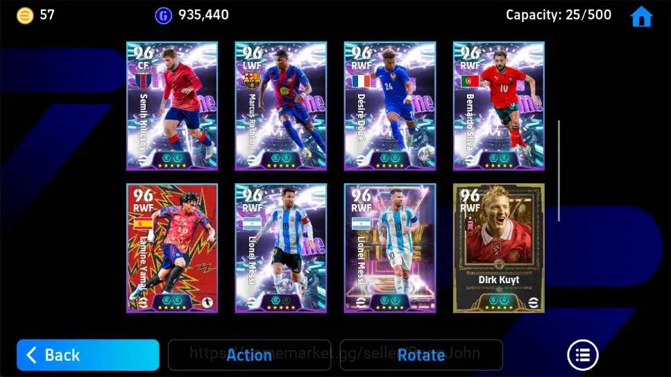 eFootball Accounts Legends & Iconic Players Mobile|PW 3191|Gianluca Zambrotta Epic,Oliver Kahn Epic,Gabriel Batistuta 5
