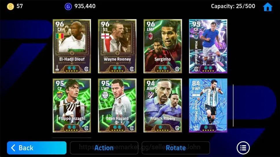 eFootball Accounts Legends & Iconic Players Mobile|PW 3191|Gianluca Zambrotta Epic,Oliver Kahn Epic,Gabriel Batistuta 6