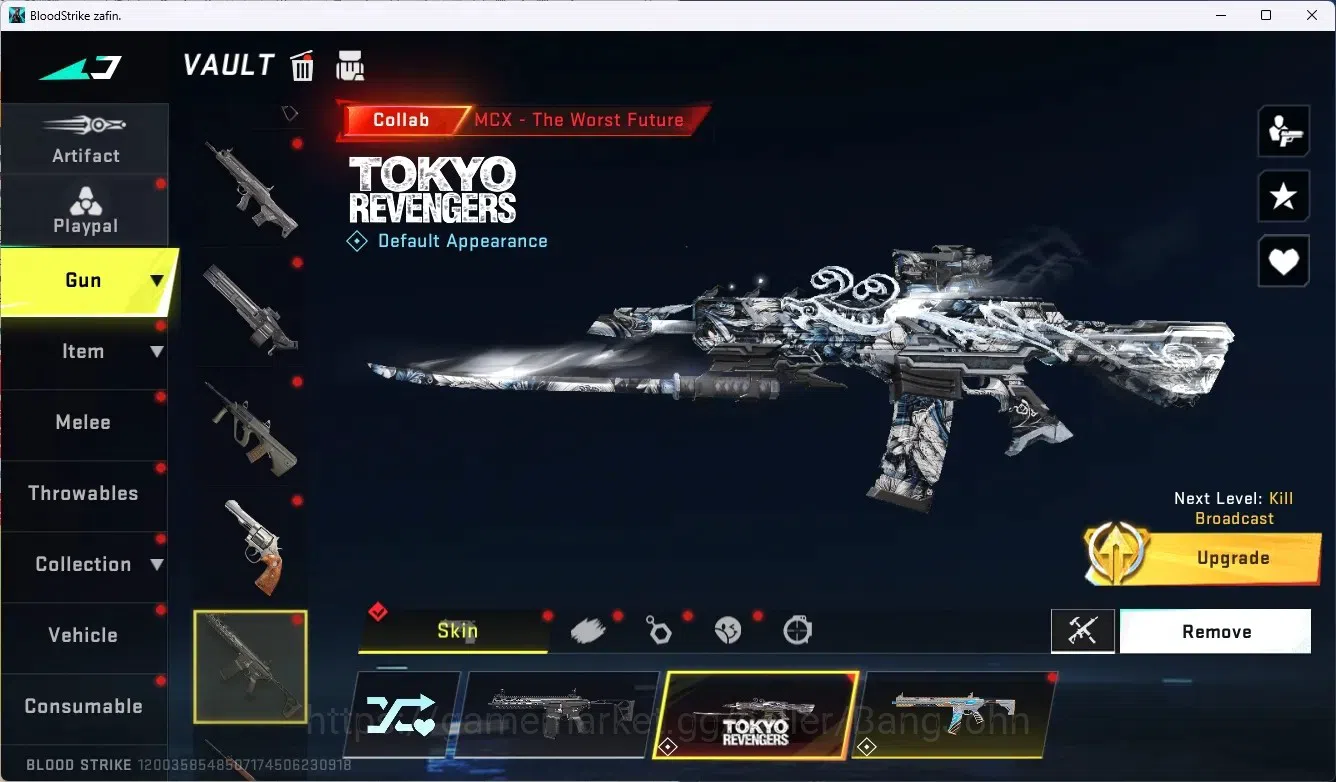 Blood Strike Accounts ASIA|1 Evo: M1887-Destroyer |1 TR Collab Mcx-The W image 3