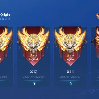 Honor of Kings Accounts Rare Skin Competitive account | JUNGLING TIER 50 + CLASH LANE TIER 57 | Many Skins