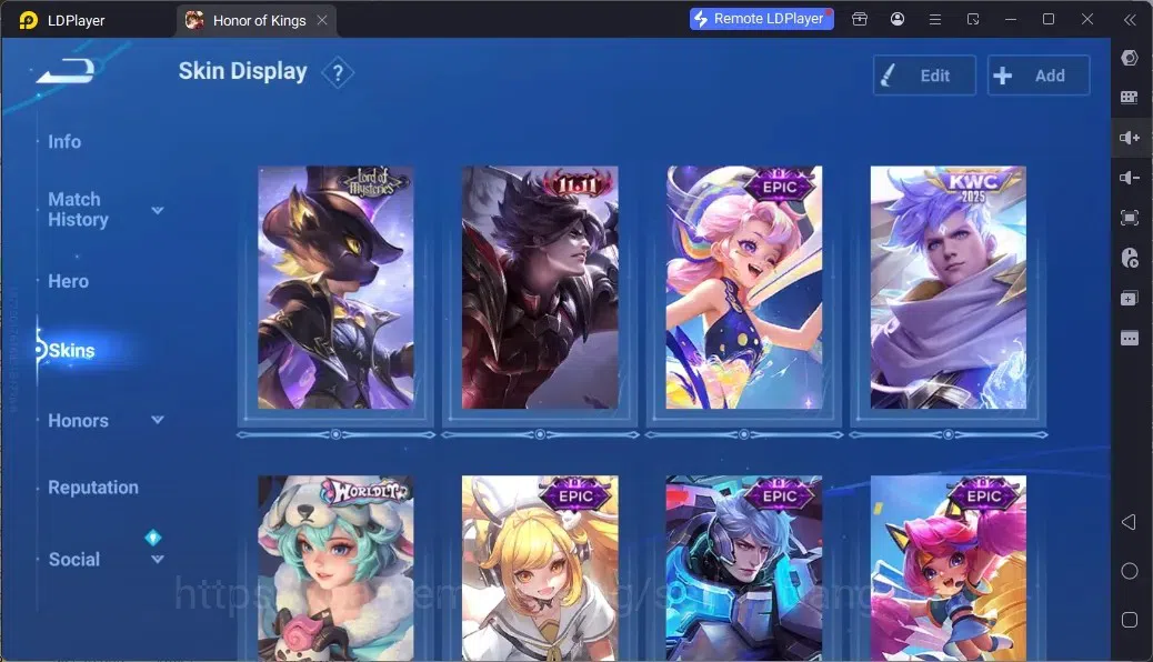 Honor of Kings Accounts Rare Skin Global|113H 183S|Legend:Musashi,Wukong|GM Gan&Mo|LOM Guiguzi|LNY 4