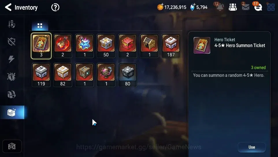 Epic Seven Accounts Limited Hero GLOBAL Unverif|New Era|6 ML(Salome,Solitaria otS,LC Bellona,Etc)+TA Coli,Setsuka,Etc|PoH 13