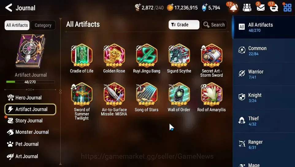 Epic Seven Accounts Limited Hero GLOBAL Unverif|New Era|6 ML(Salome,Solitaria otS,LC Bellona,Etc)+TA Coli,Setsuka,Etc|PoH 8