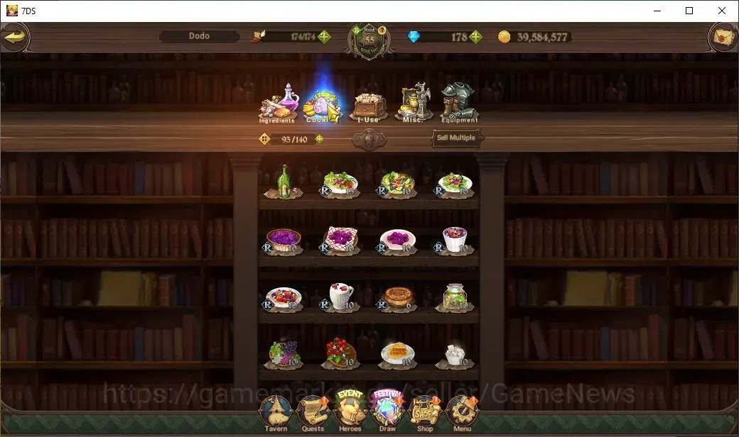 The Seven Deadly Sins: Grand Cross Accounts Endgame Global|1M CC|178 DM|20 LS|3 LR+8 UR|Nemesis 14