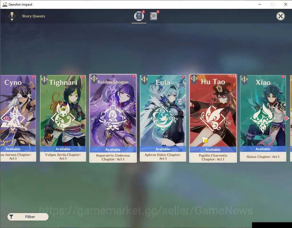 Genshin Impact Accounts ASIA|AR 47|BD Unset|1 Limited + 2 (*5Standart)|[Ar image 16