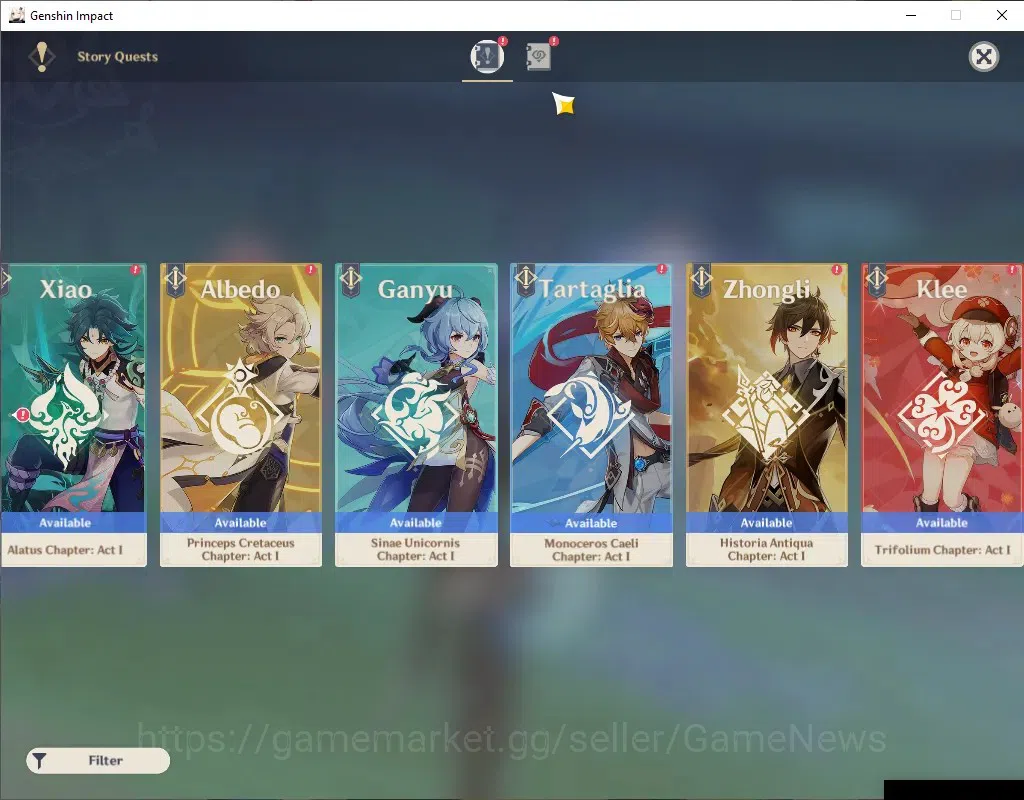 Genshin Impact Accounts ASIA|AR 47|BD Unset|1 Limited + 2 (*5Standart)|[Ar image 17