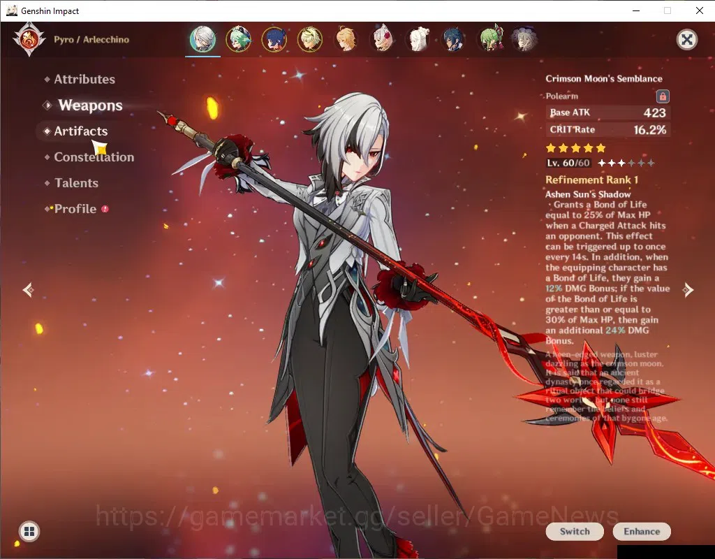 Genshin Impact Accounts ASIA|AR 47|BD Unset|1 Limited + 2 (*5Standart)|[Ar image 4