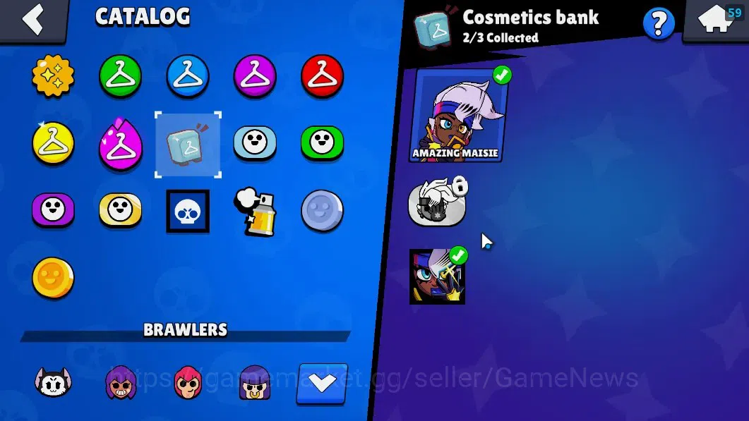 Brawl Stars Accounts 1836 Trophy|25 Brawlers 2 Max(Bibi,Kit)|5 Epic(Ama image 20