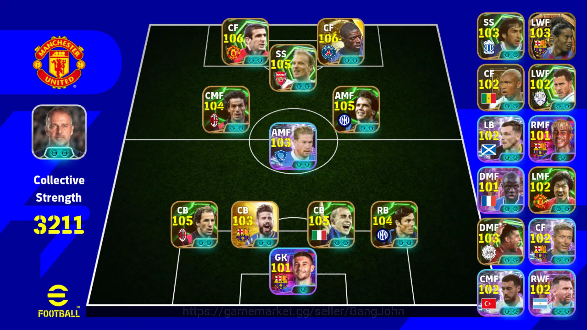eFootball Accounts Power 3211 | Ousmane Dembele Balon Dor | Eric Cant image 1