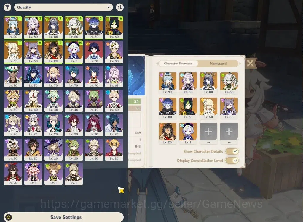 Genshin Impact Accounts ASIA|AR55|5Limited+1(*5Weapon)|Flins,Ineffa,Citlal image 2