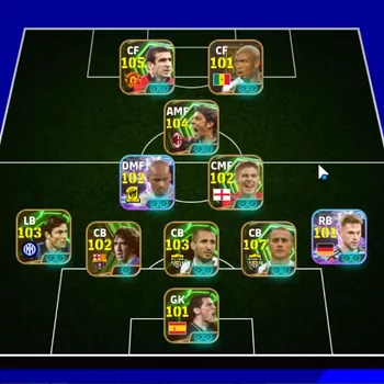 eFootball Accounts Others Android|3179|17 Epic(Fabio Cannavaro,Eric Cantona,Rui Costa,Chiellini,Totti,Zanetti,Carles