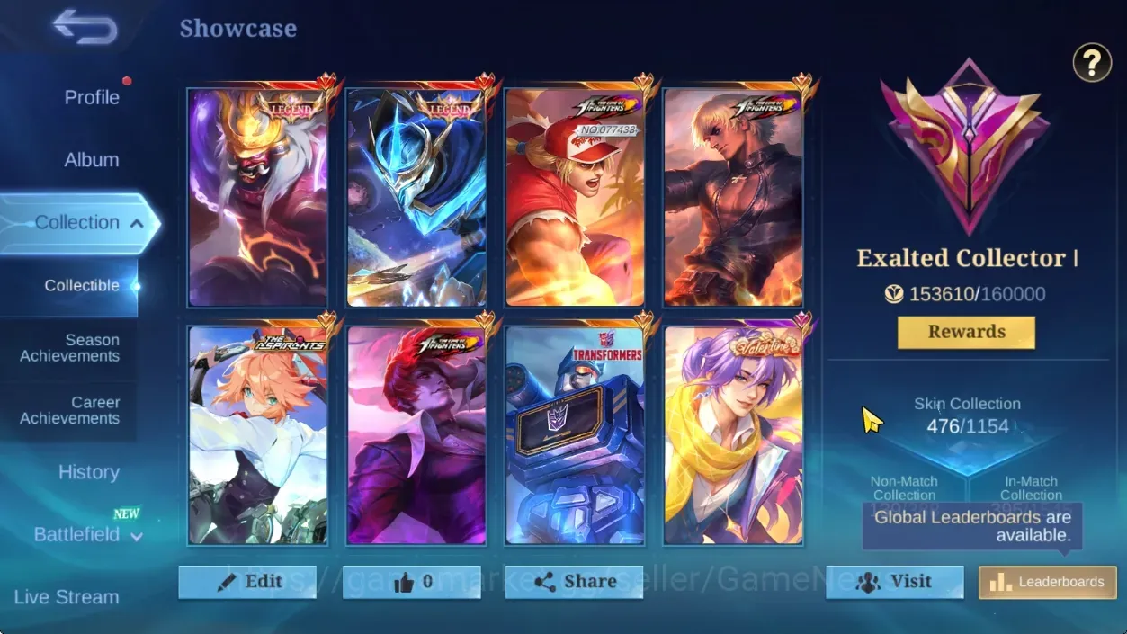 Mobile Legends: Bang Bang Accounts Others Hero 133|Skin 1