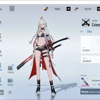 Punishing: Gray Raven Accounts Mid-Game ASIA |Lvl 52|10K BC + 2,7K YC +6K BlueC|S Lucia Crimson Waves, Etc|1 Selector Wp & 1