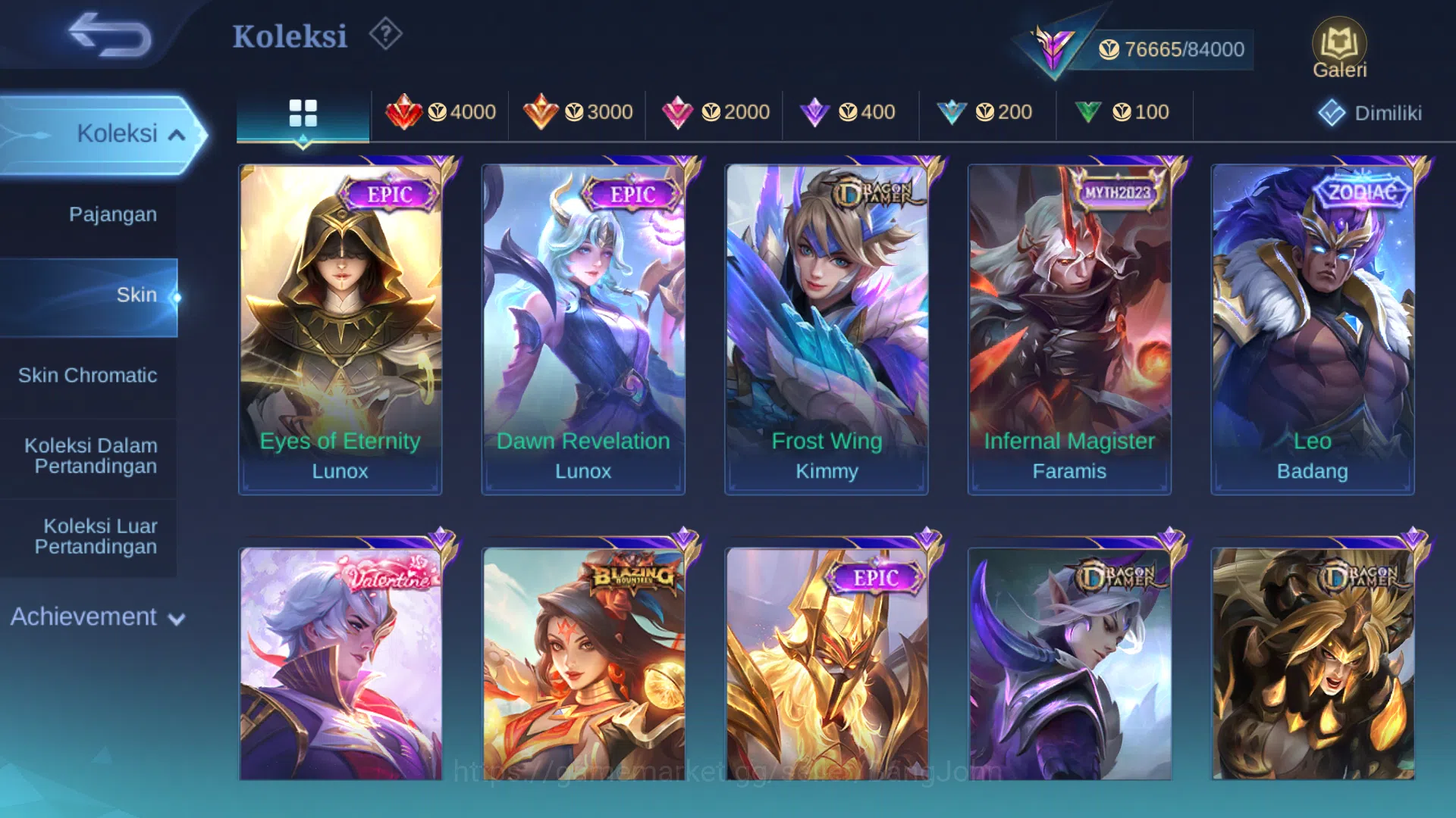 Mobile Legends: Bang Bang Accounts Hero 93 | Skin 245 | Legend Franco | Aspirant Ruby image 11