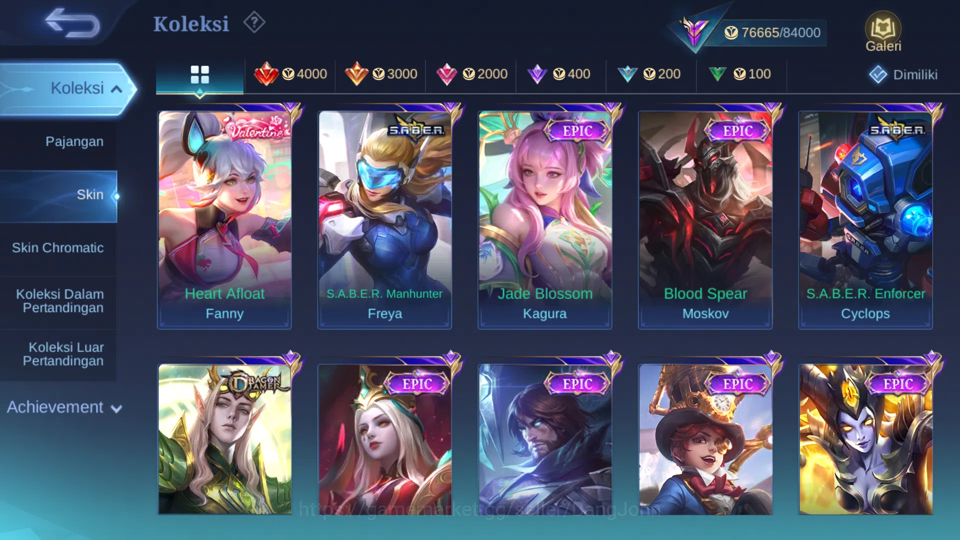 Mobile Legends: Bang Bang Accounts Hero 93 | Skin 245 | Legend Franco | Aspirant Ruby image 7