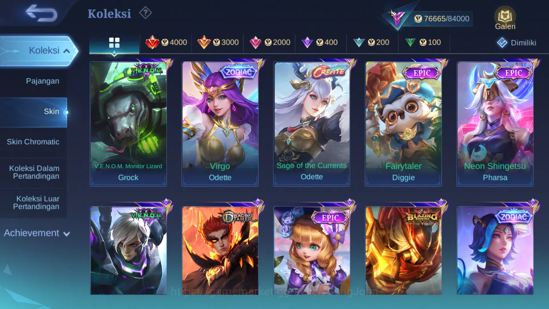 Mobile Legends: Bang Bang Accounts Hero 93 | Skin 245 | Legend Franco | Aspirant Ruby image 9