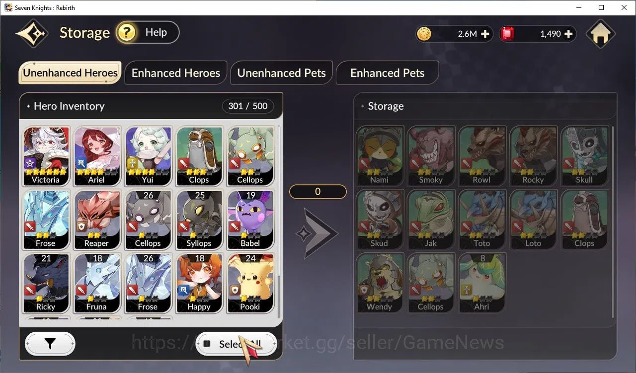 Seven Knights Re:Birth Accounts [Re:BIRTH] Global3000xxx|6 Legendary|(TeoTc3,Rache image 12