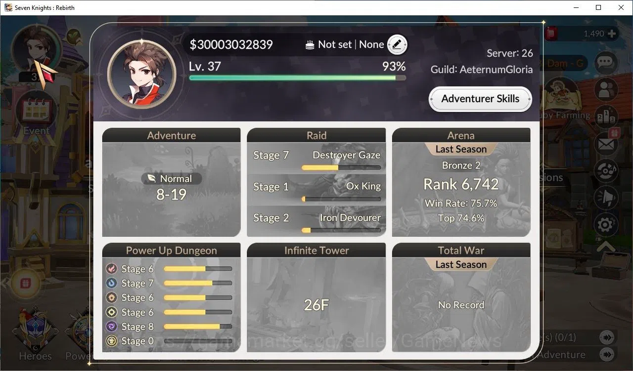 Seven Knights Re:Birth Accounts [Re:BIRTH] Global3000xxx|6 Legendary|(TeoTc3,Rache image 4