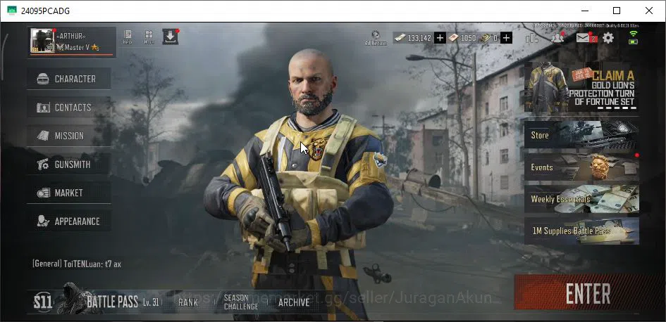Arena Breakout Mid-Tier [MOBILE] Lv30|SV 24M|CV 19M|Fortune Set Urban Spor image 1