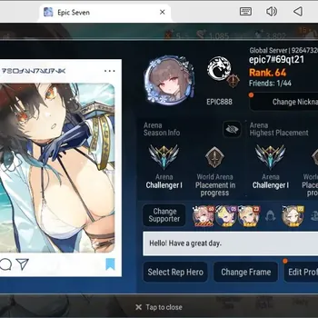 Epic Seven Accounts High-End Global unver|9ML (Zio, Harsetti,belian,ML aria etc) Etc.||PoH+Bless ON|Theather
