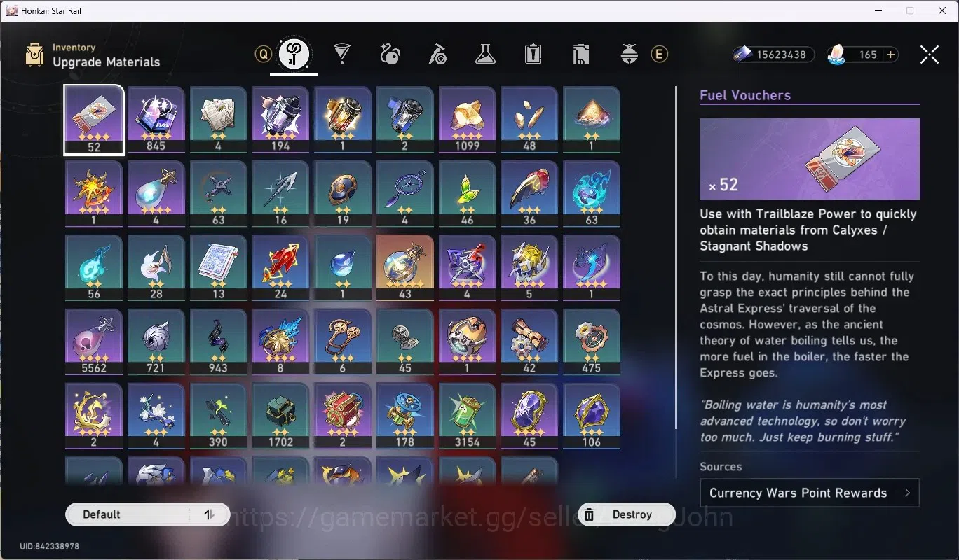 Honkai Star Rail Accounts ASIA|TL68|11 Limited [MortenaxBlade,YaoGuang,Sparx image 11