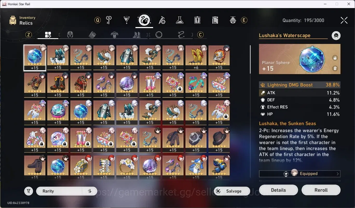 Honkai Star Rail Accounts ASIA|TL68|11 Limited [MortenaxBlade,YaoGuang,Sparx image 13