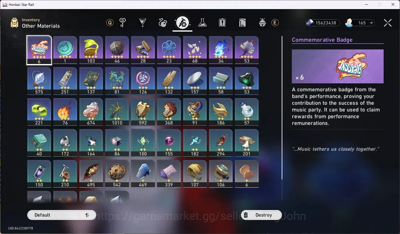 Honkai Star Rail Accounts ASIA|TL68|11 Limited [MortenaxBlade,YaoGuang,Sparx image 14