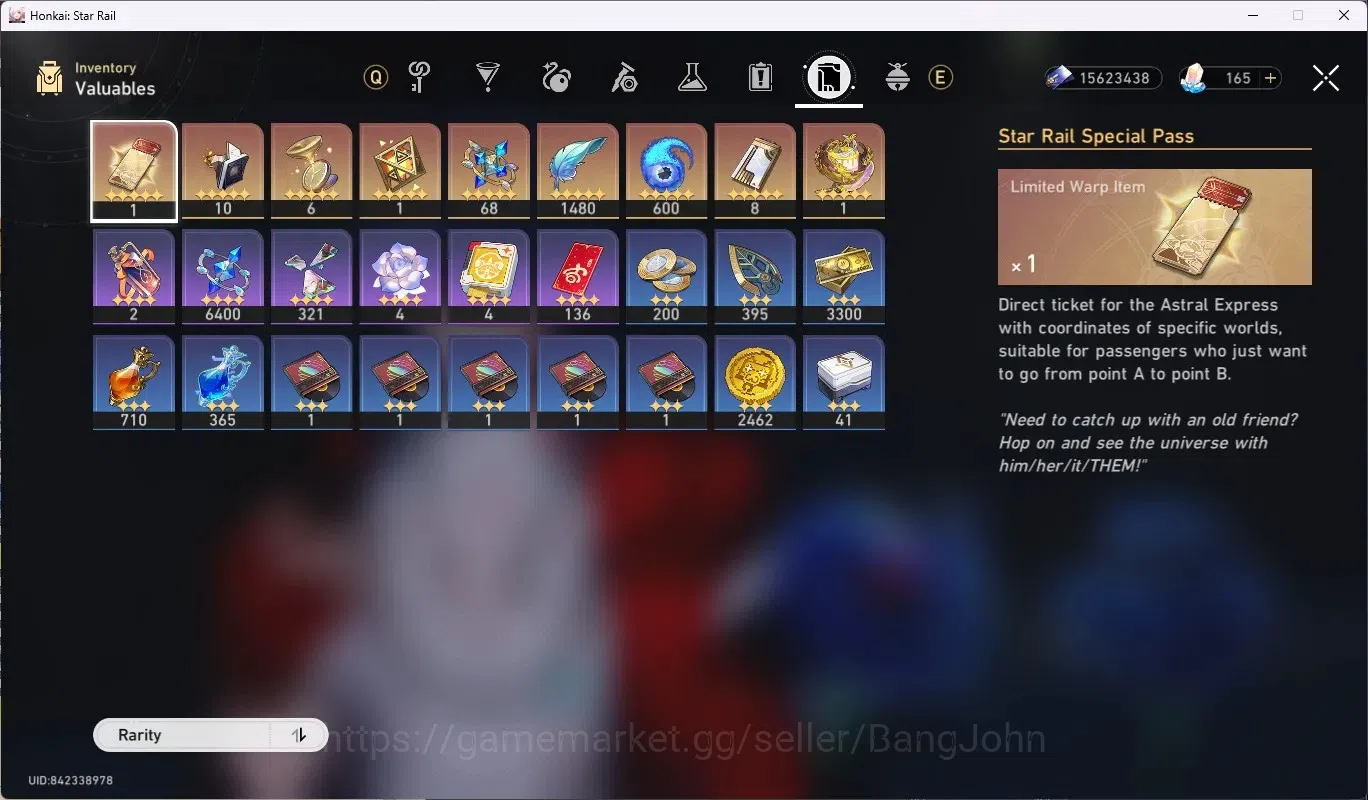 Honkai Star Rail Accounts ASIA|TL68|11 Limited [MortenaxBlade,YaoGuang,Sparx image 17