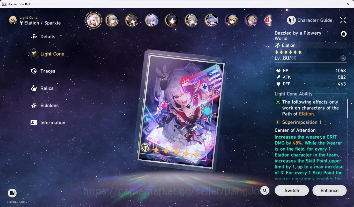 Honkai Star Rail Accounts ASIA|TL68|11 Limited [MortenaxBlade,YaoGuang,Sparx image 6