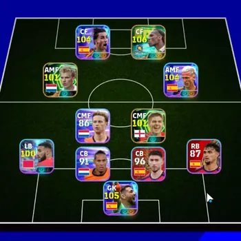 eFootball Accounts Legends & Iconic Players Android|Power3056|Epic Didier Drogba,Gerrard,Bergkamp,Aubameyang,Etc|ShowTime