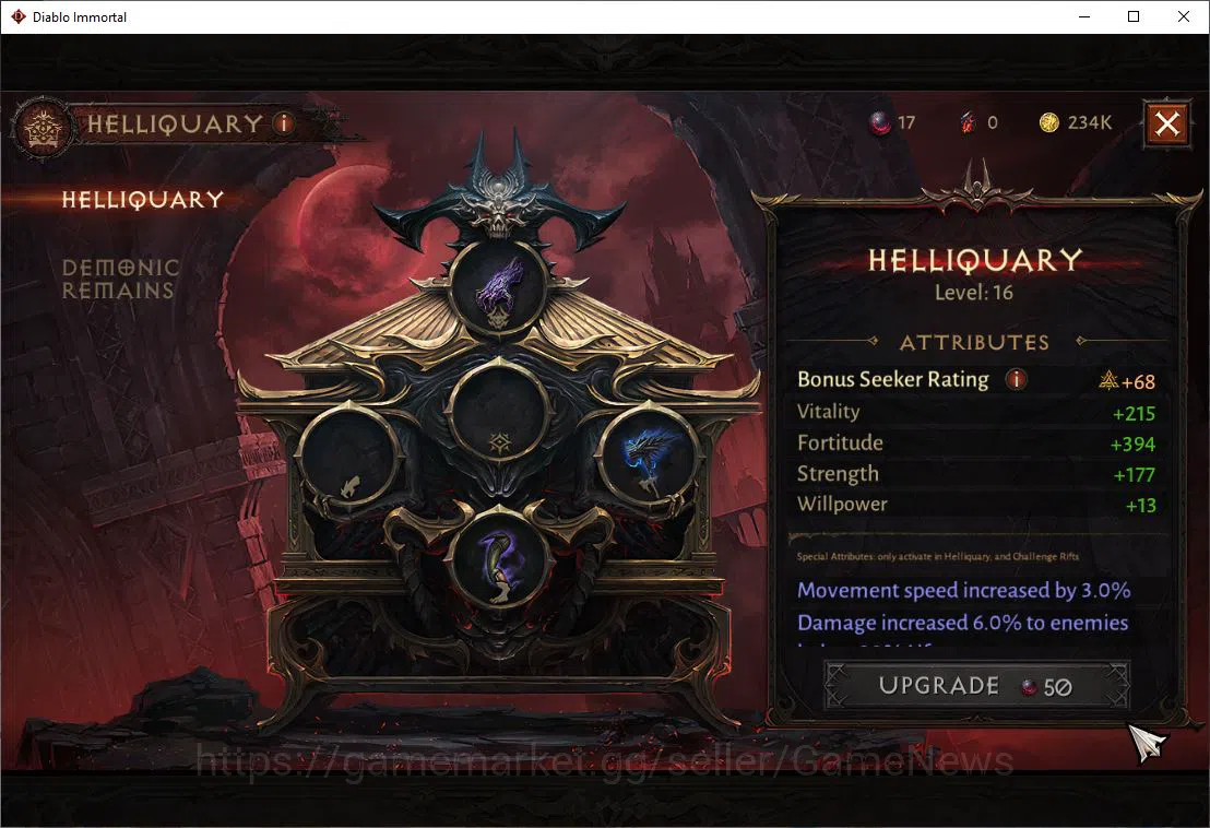 Diablo Immortal Accounts NA-High Heaven|Lv60(570)|Druid|32K CR|Reso 450|Par image 10