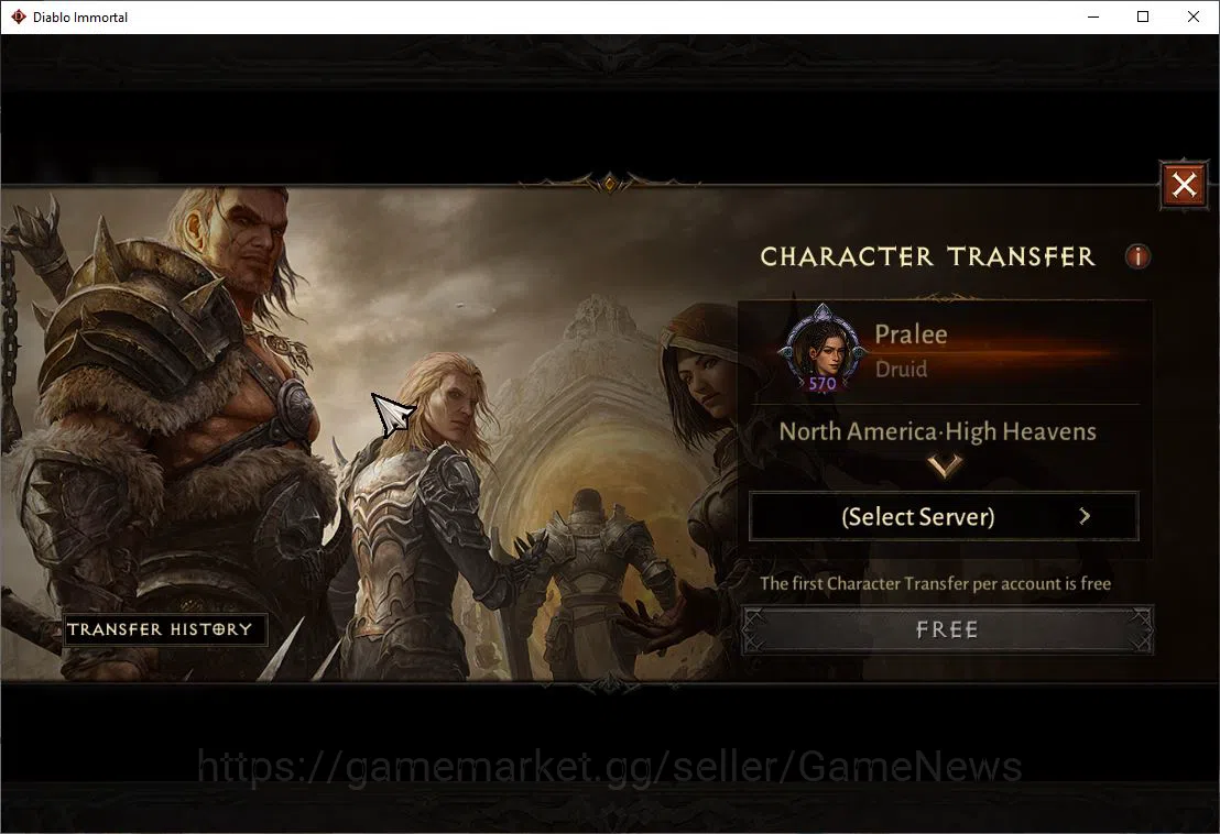 Diablo Immortal Accounts NA-High Heaven|Lv60(570)|Druid|32K CR|Reso 450|Par image 2