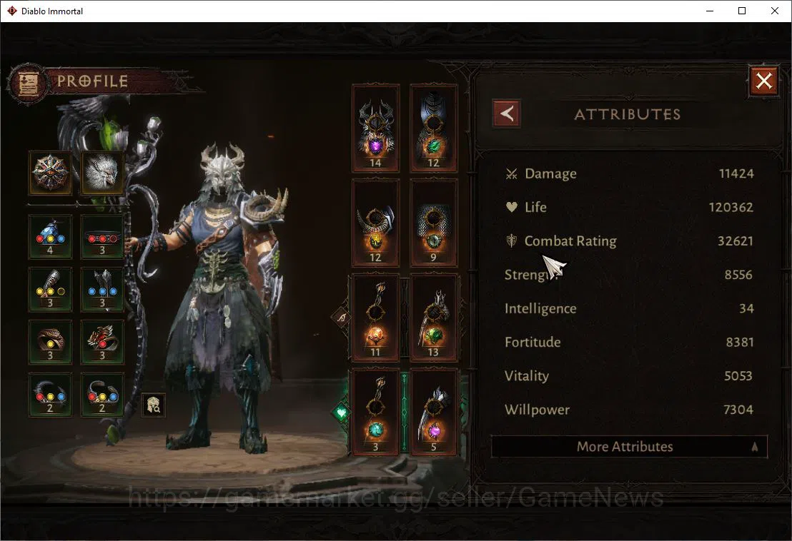 Diablo Immortal Accounts NA-High Heaven|Lv60(570)|Druid|32K CR|Reso 450|Par image 3