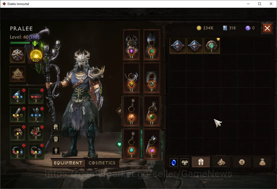 Diablo Immortal Accounts NA-High Heaven|Lv60(570)|Druid|32K CR|Reso 450|Par image 5