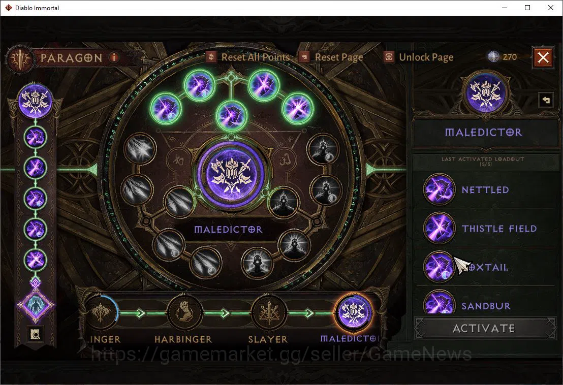 Diablo Immortal Accounts NA-High Heaven|Lv60(570)|Druid|32K CR|Reso 450|Par image 9