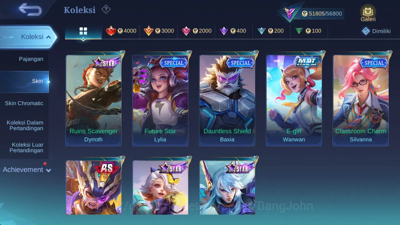 Mobile Legends: Bang Bang Accounts Skin 215, Hero 120 | Prime YZ, LB lance, Venom gro image 14