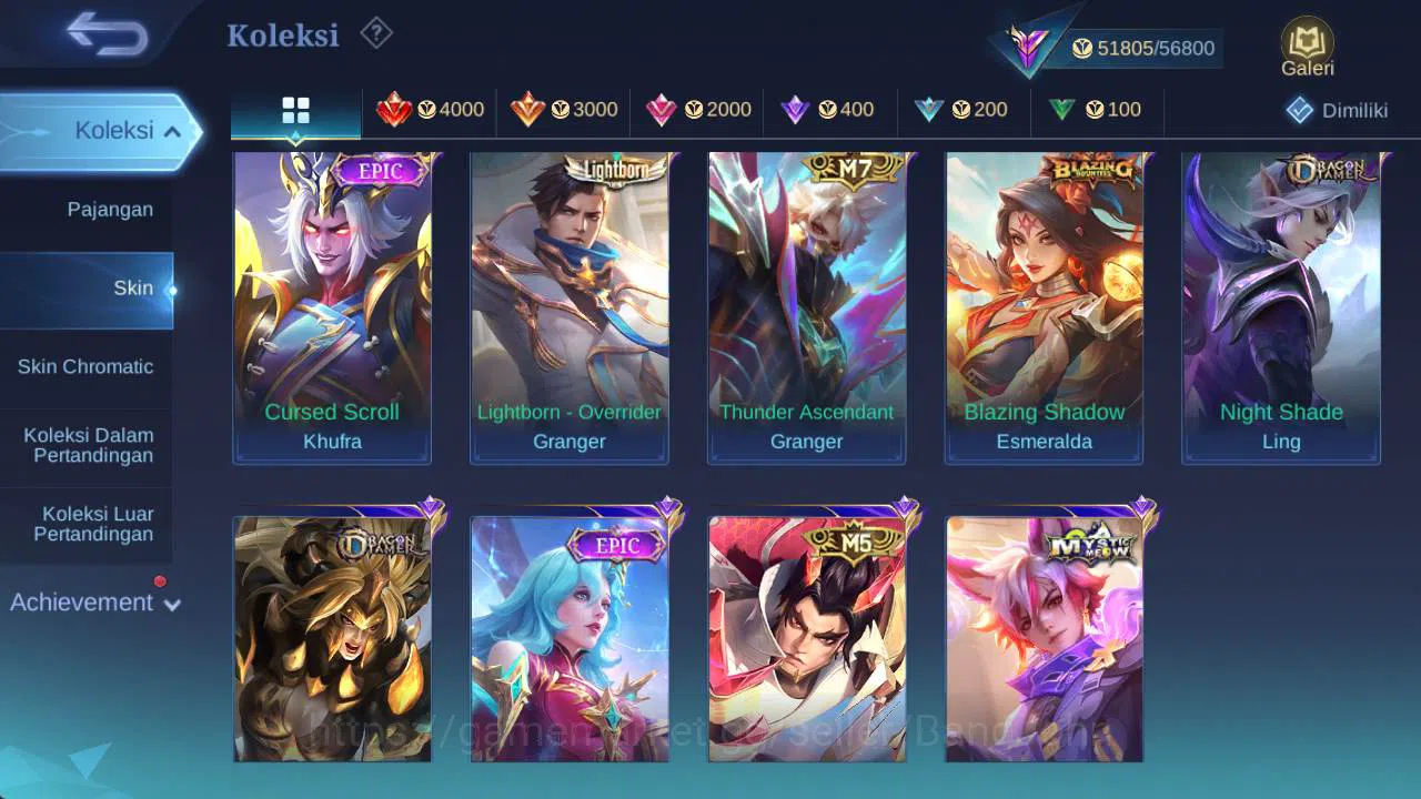 Mobile Legends: Bang Bang Accounts Skin 215, Hero 120 | Prime YZ, LB lance, Venom gro image 8