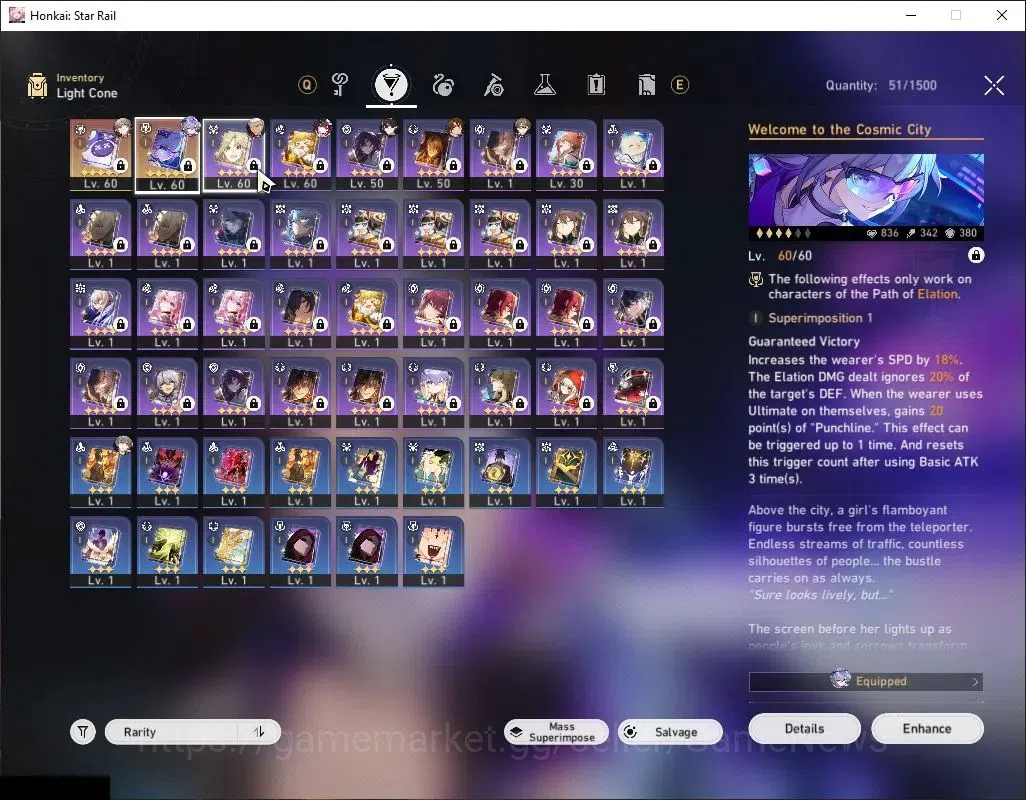 Honkai Star Rail Accounts Asia | TL 40 | 5 Limited | SW 999+Sign,Yunli,Spark image 6