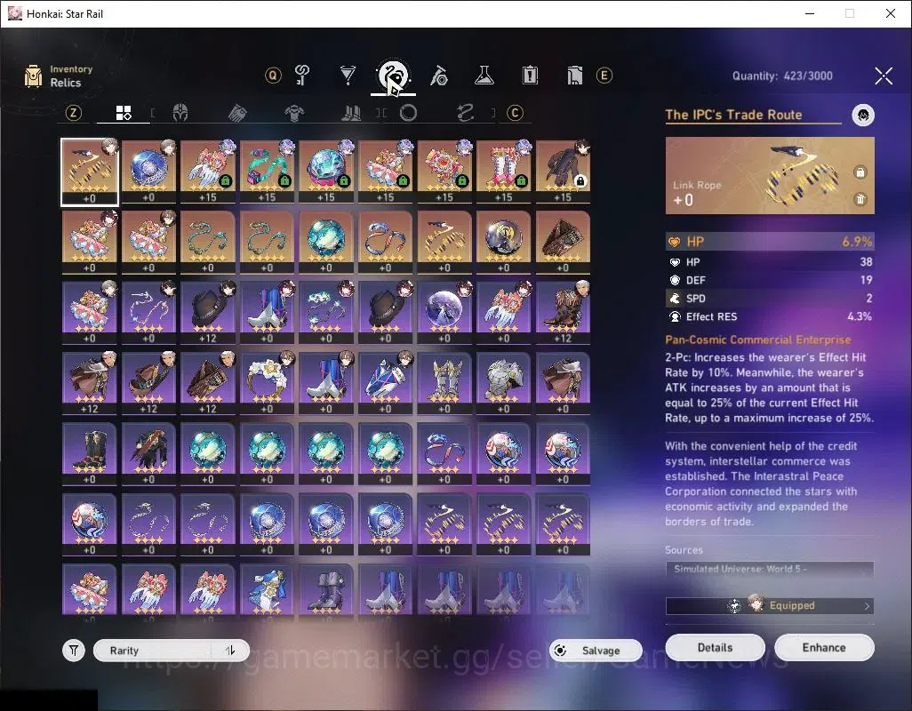 Honkai Star Rail Accounts Asia | TL 40 | 5 Limited | SW 999+Sign,Yunli,Spark image 8
