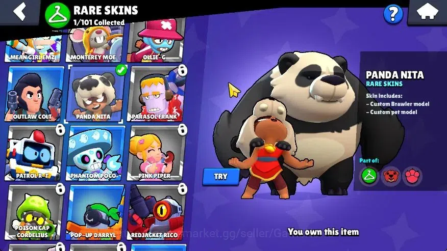 Brawl Stars Accounts 1131 Trophy|19 Brawlers 2 Max Lvl (Draco,Full Buff image 13