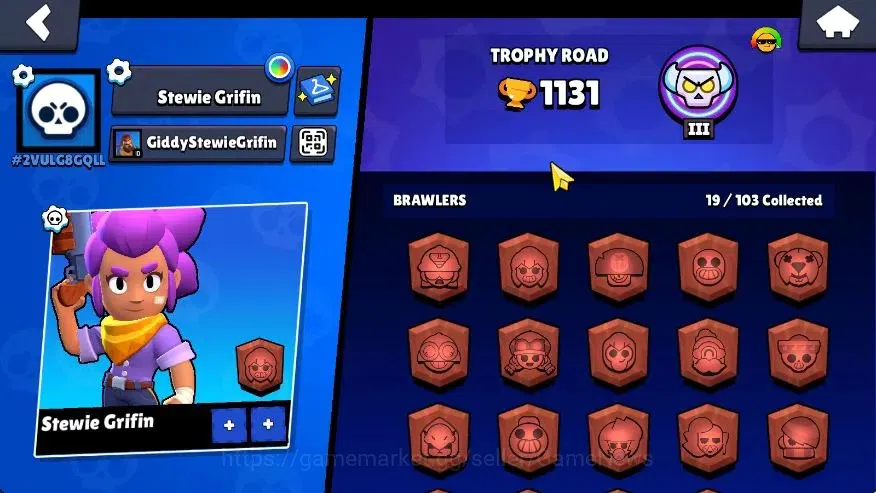 Brawl Stars Accounts 1131 Trophy|19 Brawlers 2 Max Lvl (Draco,Full Buff image 14