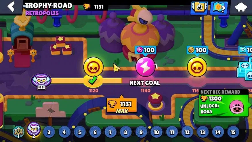 Brawl Stars Accounts 1131 Trophy|19 Brawlers 2 Max Lvl (Draco,Full Buff image 15