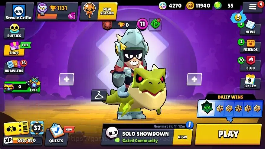 Brawl Stars Accounts 1131 Trophy|19 Brawlers 2 Max Lvl (Draco,Full Buff image 3