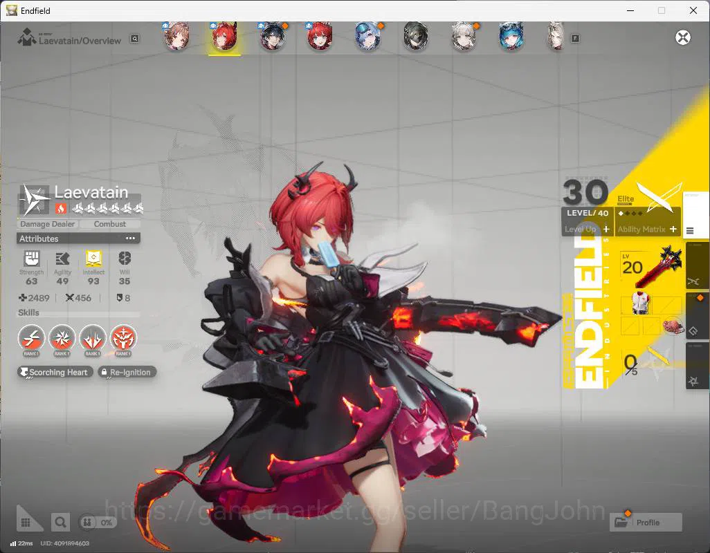Arknights: Endfield Accounts ASIA | Lv15| laevatain, Ardelia, last rite, pogran image 6