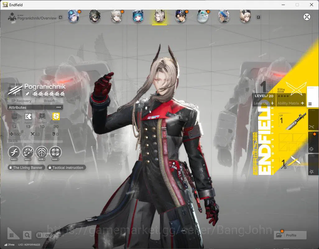 Arknights: Endfield Accounts ASIA | Lv15| laevatain, Ardelia, last rite, pogran image 8