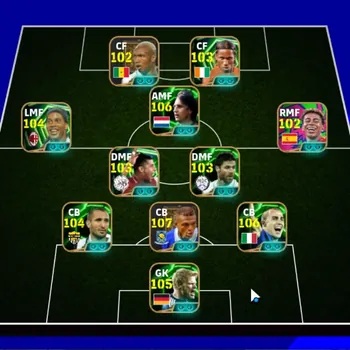 eFootball Accounts Starter Andorid|Power 3217|20 Epic Marcel Desailly,Johan Cruyff,Cannavaro,Ronaldinho,Chiellini,Oliver