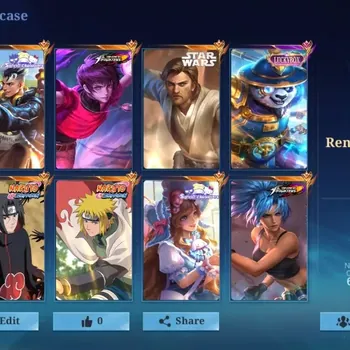 Mobile Legends: Bang Bang Accounts Collector Global|111H 210S|Renowned|Naruto Gusion|Naruto Julian|Star Wars Alucard|Sanrio