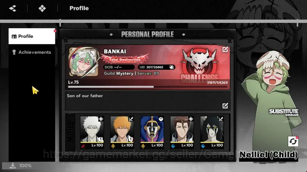 BLEACH: Soul Resonance Accounts Nuverse SEA|Lvl 75|15 SSR|11 Sign|[UrahB2,Ichig IHB1,Ichig 1