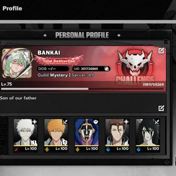 BLEACH: Soul Resonance Accounts Nuverse SEA|Lvl 75|15 SSR|11 Sign|[UrahB2,Ichig IHB1,Ichig