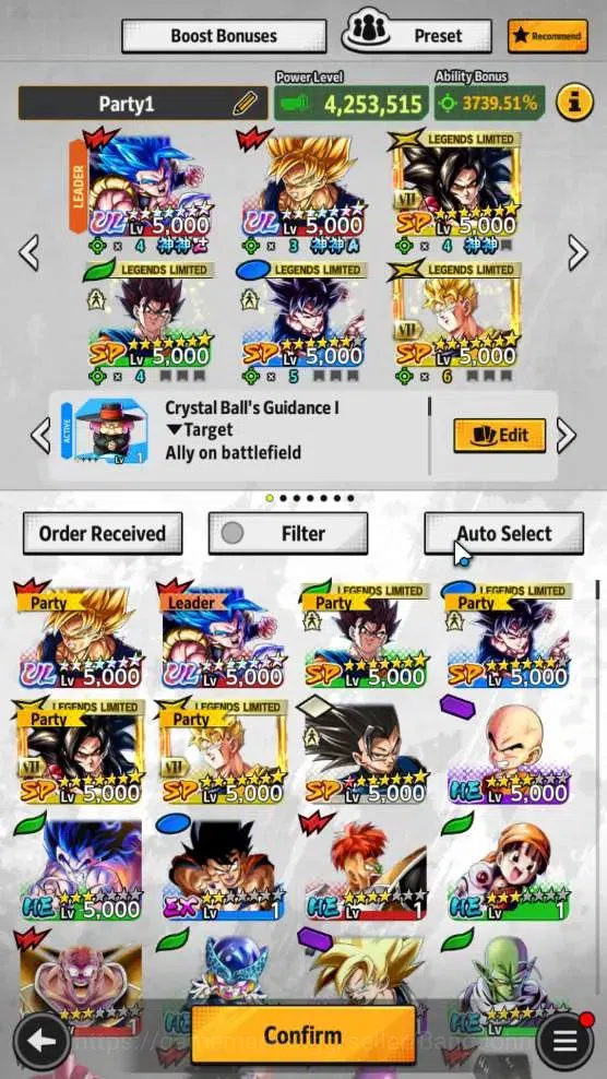 Dragon Ball Legends Accounts Android | Lvl 151|33.1M Total Power|317 CC|4 UL|UL image 16